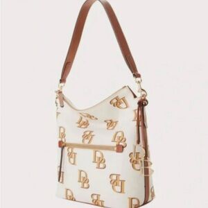 Dooney & Bourke Coated Cotton Monogram Sac Ash
